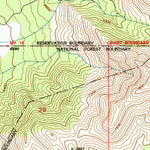 United States Geological Survey Bosque Peak, NM (1991, 24000-Scale) digital map