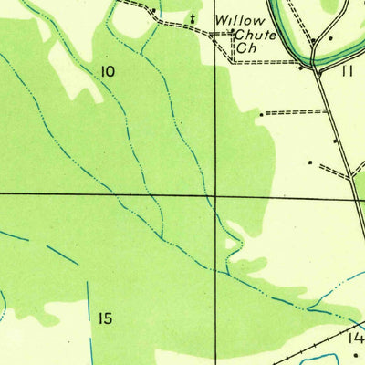 United States Geological Survey Bossier City, LA (1932, 31680-Scale) digital map