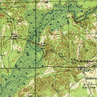 United States Geological Survey Bossier City, LA (1948, 62500-Scale) digital map