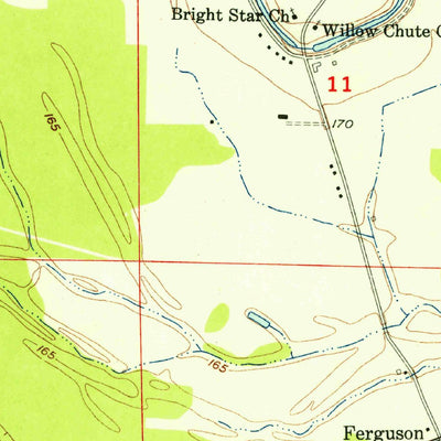 United States Geological Survey Bossier City, LA (1955, 24000-Scale) digital map