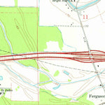 United States Geological Survey Bossier City, LA (1975, 24000-Scale) digital map