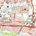 United States Geological Survey Bossier City, LA (1975, 24000-Scale) digital map