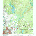 United States Geological Survey Bossier City, LA (1978, 62500-Scale) digital map