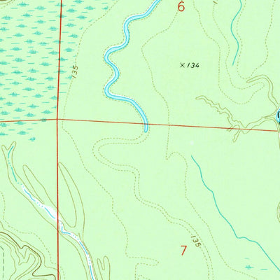 United States Geological Survey Bossier Point, LA (1972, 24000-Scale) digital map