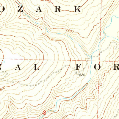 United States Geological Survey Boston, AR (1973, 24000-Scale) digital map