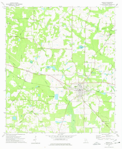 United States Geological Survey Boston, GA (1977, 24000-Scale) digital map