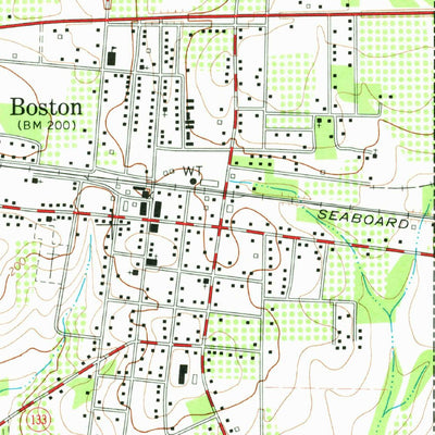 United States Geological Survey Boston, GA (1977, 24000-Scale) digital map