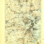 United States Geological Survey Boston, MA (1893, 62500-Scale) digital map