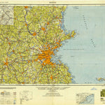 United States Geological Survey Boston, MA-NH-RI-CT-ME (1948, 250000-Scale) digital map