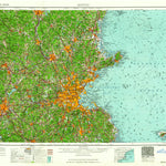 United States Geological Survey Boston, MA-NH-RI-CT-ME (1961, 250000-Scale) digital map
