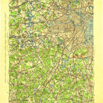 United States Geological Survey Boston, MA-RI (1943, 125000-Scale) digital map