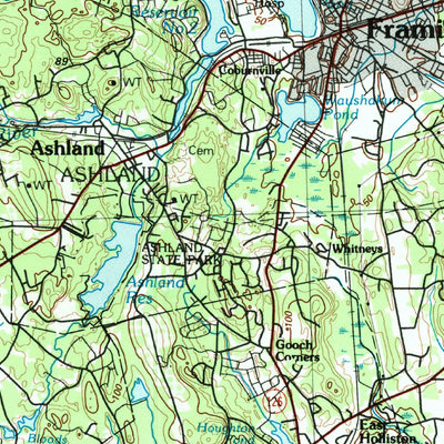 United States Geological Survey Boston, MA-RI-CT (1989, 100000-Scale) digital map