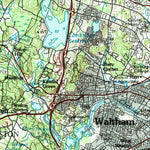 United States Geological Survey Boston, MA-RI-CT (1989, 100000-Scale) digital map