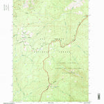 United States Geological Survey Boston Mountain, ID (1995, 24000-Scale) digital map
