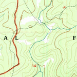 United States Geological Survey Boston Mountain, ID (1995, 24000-Scale) digital map