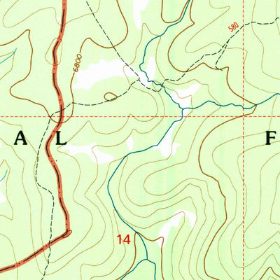 United States Geological Survey Boston Mountain, ID (1995, 24000-Scale) digital map