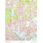 United States Geological Survey Boston North, MA (1971, 25000-Scale) digital map