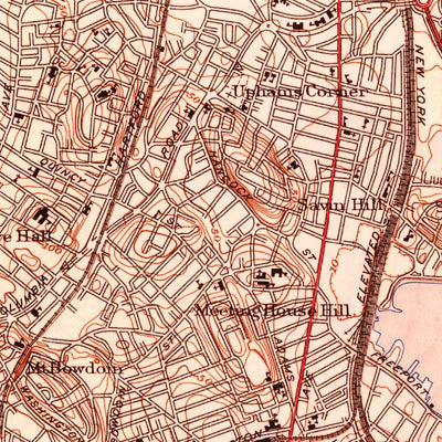 United States Geological Survey Boston South, MA (1946, 31680-Scale) digital map