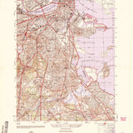 United States Geological Survey Boston South, MA (1954, 25000-Scale) digital map