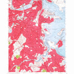United States Geological Survey Boston South, MA (1956, 24000-Scale) digital map