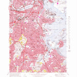 United States Geological Survey Boston South, MA (1970, 25000-Scale) digital map