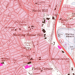 United States Geological Survey Boston South, MA (1970, 25000-Scale) digital map
