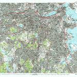 United States Geological Survey Boston South, MA (1987, 25000-Scale) digital map
