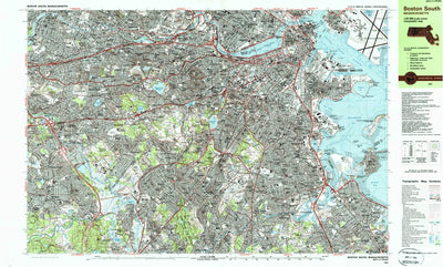 United States Geological Survey Boston South, MA (1987, 25000-Scale) digital map