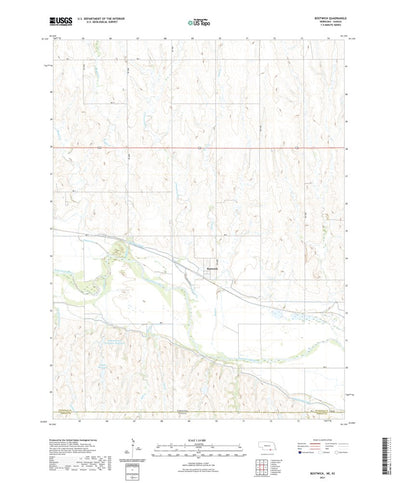 United States Geological Survey Bostwick, NE (2021, 24000-Scale) digital map