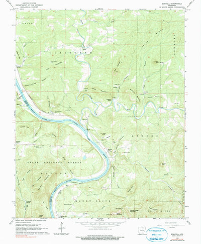 United States Geological Survey Boswell, AR (1964, 24000-Scale) digital map