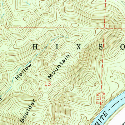 United States Geological Survey Boswell, AR (1964, 24000-Scale) digital map