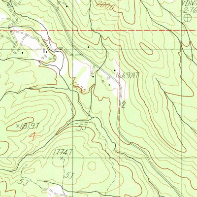 United States Geological Survey Boswell Mountain, OR (1983, 24000-Scale) digital map