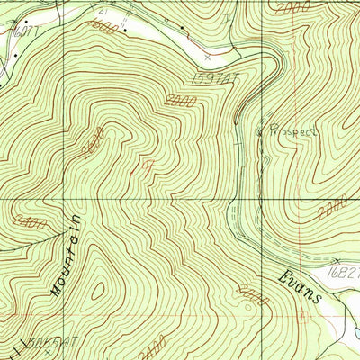United States Geological Survey Boswell Mountain, OR (1983, 24000-Scale) digital map