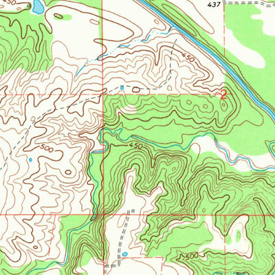 United States Geological Survey Boswell, OK (1969, 24000-Scale) digital map