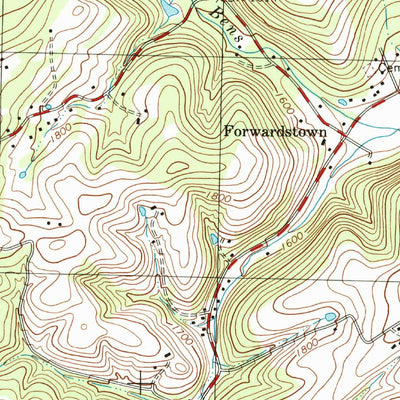 United States Geological Survey Boswell, PA (1997, 24000-Scale) digital map