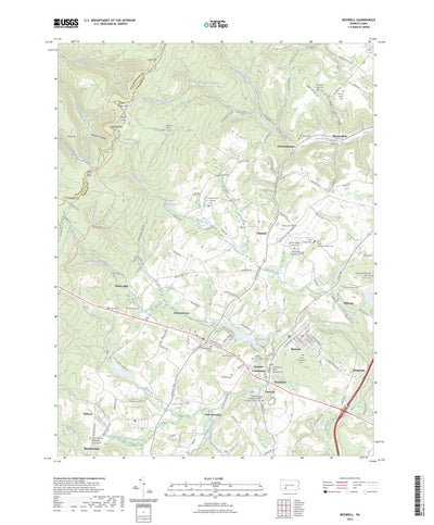 United States Geological Survey Boswell, PA (2023, 24000-Scale) digital map