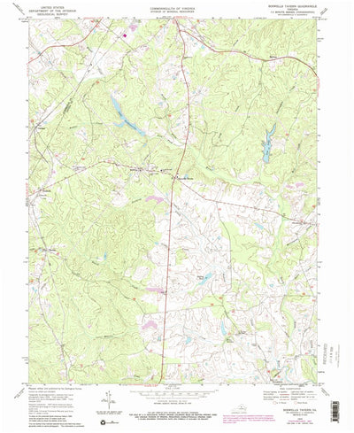 United States Geological Survey Boswells Tavern, VA (1970, 24000-Scale) digital map
