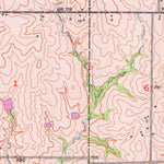 United States Geological Survey Bosworth, MO (1951, 24000-Scale) digital map