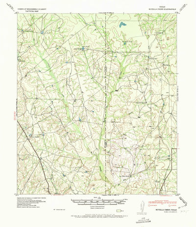 United States Geological Survey Botella Creek, TX (1941, 62500-Scale) digital map