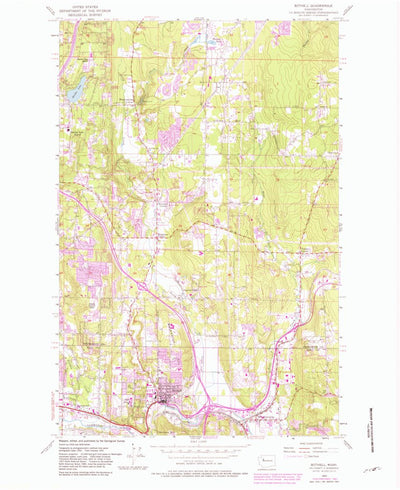 United States Geological Survey Bothell, WA (1953, 24000-Scale) digital map