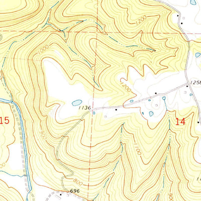 United States Geological Survey Botkinburg, AR (1965, 24000-Scale) digital map
