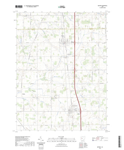 United States Geological Survey Botkins, OH (2023, 24000-Scale) digital map