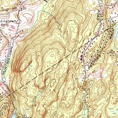 United States Geological Survey Botsford, CT (1969, 24000-Scale) digital map