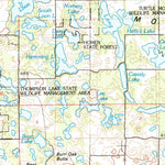 United States Geological Survey Bottineau, ND (1980, 100000-Scale) digital map