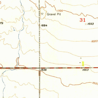 United States Geological Survey Bottineau SE, ND (1955, 24000-Scale) digital map
