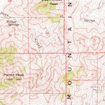 United States Geological Survey Bottle Creek, NV (1961, 62500-Scale) digital map