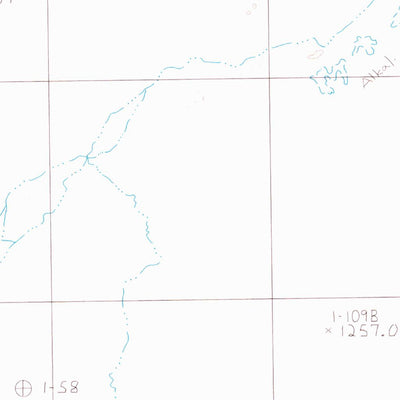 United States Geological Survey Bottle Creek Slough SW, NV (1982, 24000-Scale) digital map