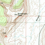 United States Geological Survey Bottleneck Peak, UT (1983, 24000-Scale) digital map