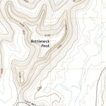 United States Geological Survey Bottleneck Peak, UT (2020, 24000-Scale) digital map