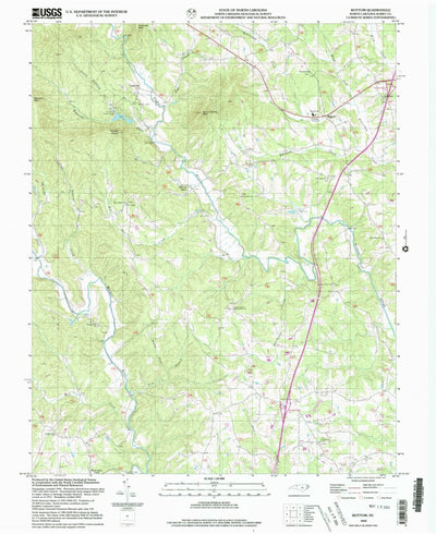 United States Geological Survey Bottom, NC (2000, 24000-Scale) digital map